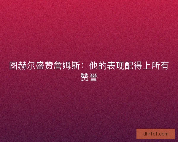 图赫尔盛赞詹姆斯：他的表现配得上所有赞誉